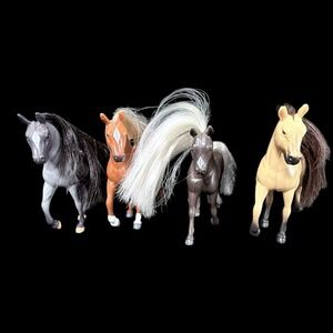 Lanard Horse Pony Lot of 4  Toys Vintage